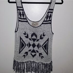 Deja Vu crochet boho tank top
